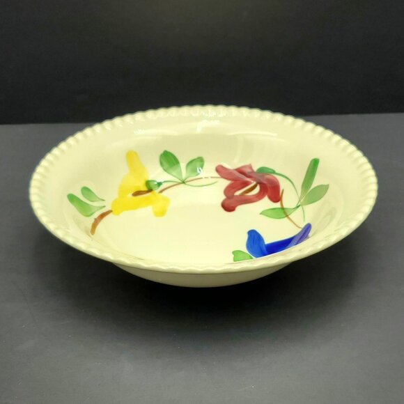 Blue Ridge Southern Potteries Carnival Candlewick Round Vegetable Serving Bowl - Picture 2 of 5